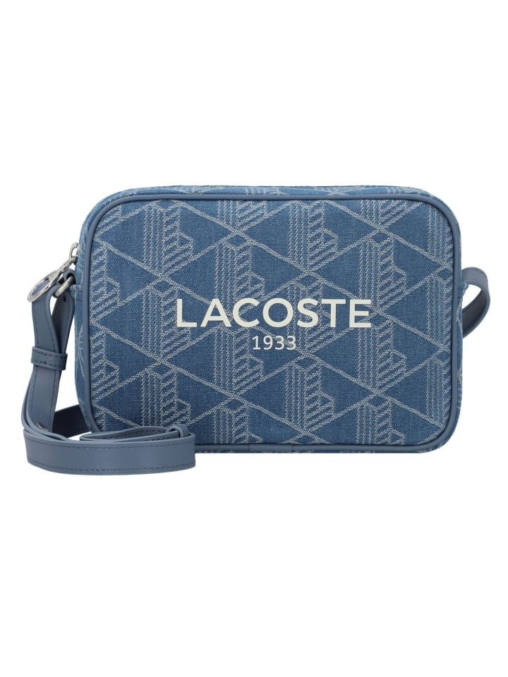 

Наплечная сумка Lacoste, цвет mono jacquard denim