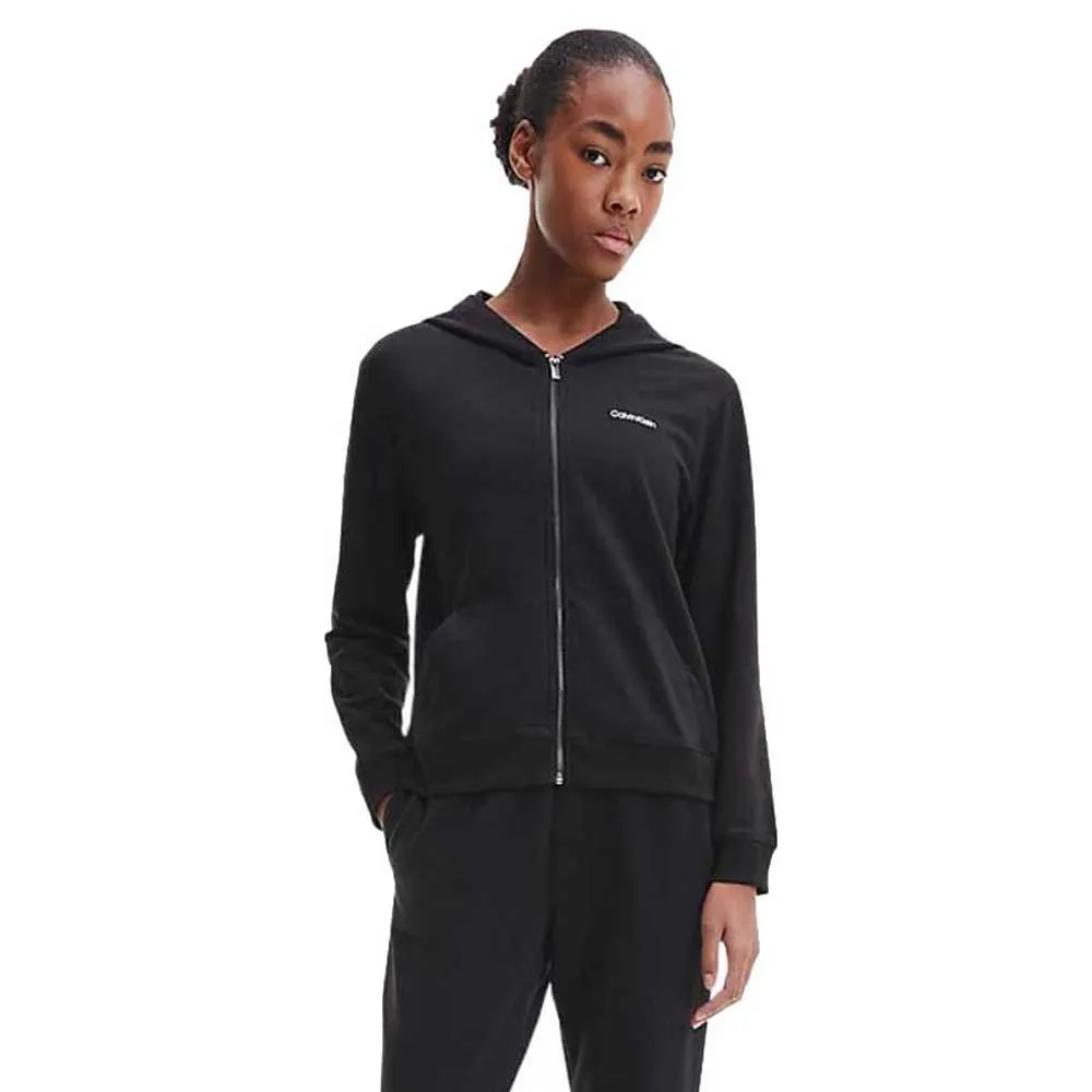 

Толстовка Calvin Klein Lounge full zip, черный