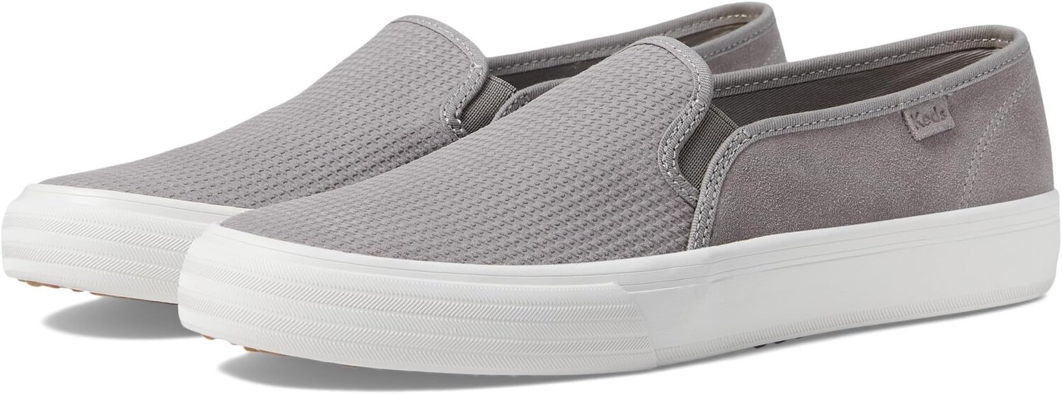

Кроссовки Double Decker Slip On Keds, цвет Grey Houndstooth, Серый, Кроссовки Double Decker Slip On Keds, цвет Grey Houndstooth