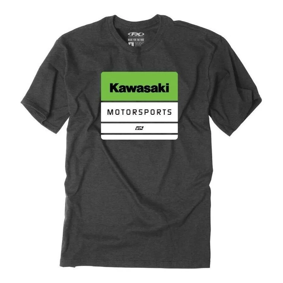 Детская футболка Kawasaki Phase Factory Effex, Heather Charcoal