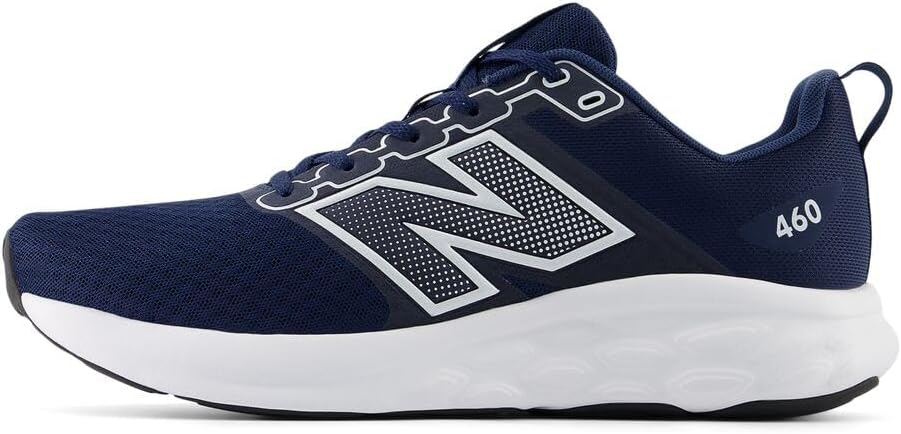 Кроссовки для бега New Balance 460 V4 для мужчин, белый/черный/синий — фото 2