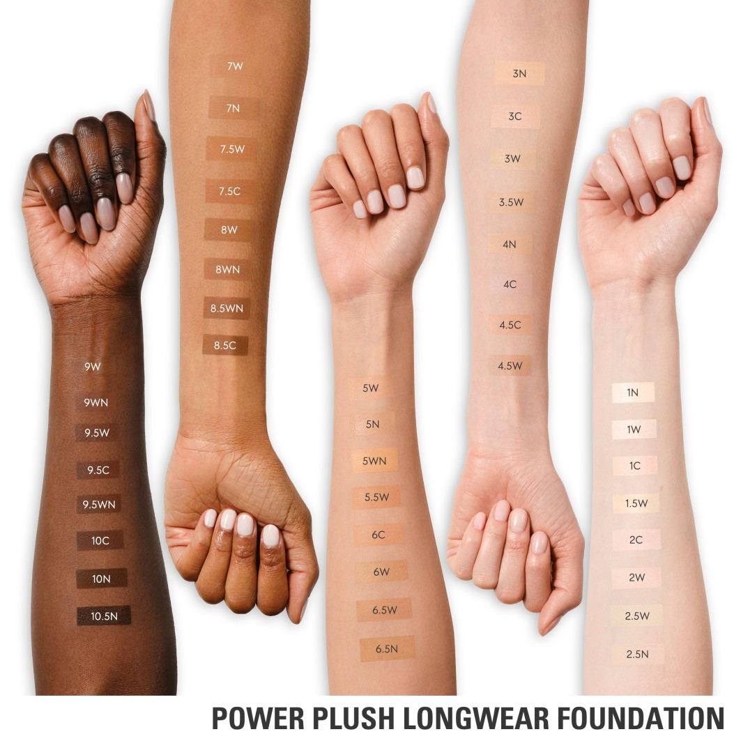 Тональный крем для лица power plush longwear Kylie Cosmetics, 1w, объем 30 мл — фото 4