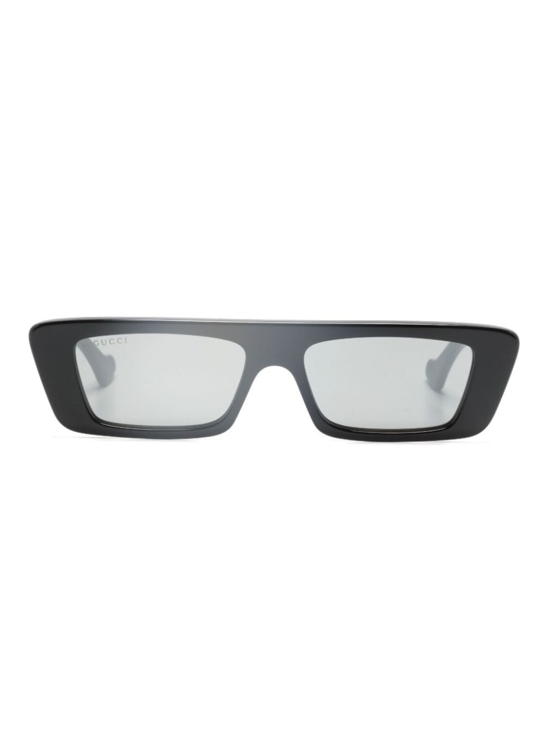 

Gucci Eyewear солнцезащитные очки в прямоугольной оправе, черный