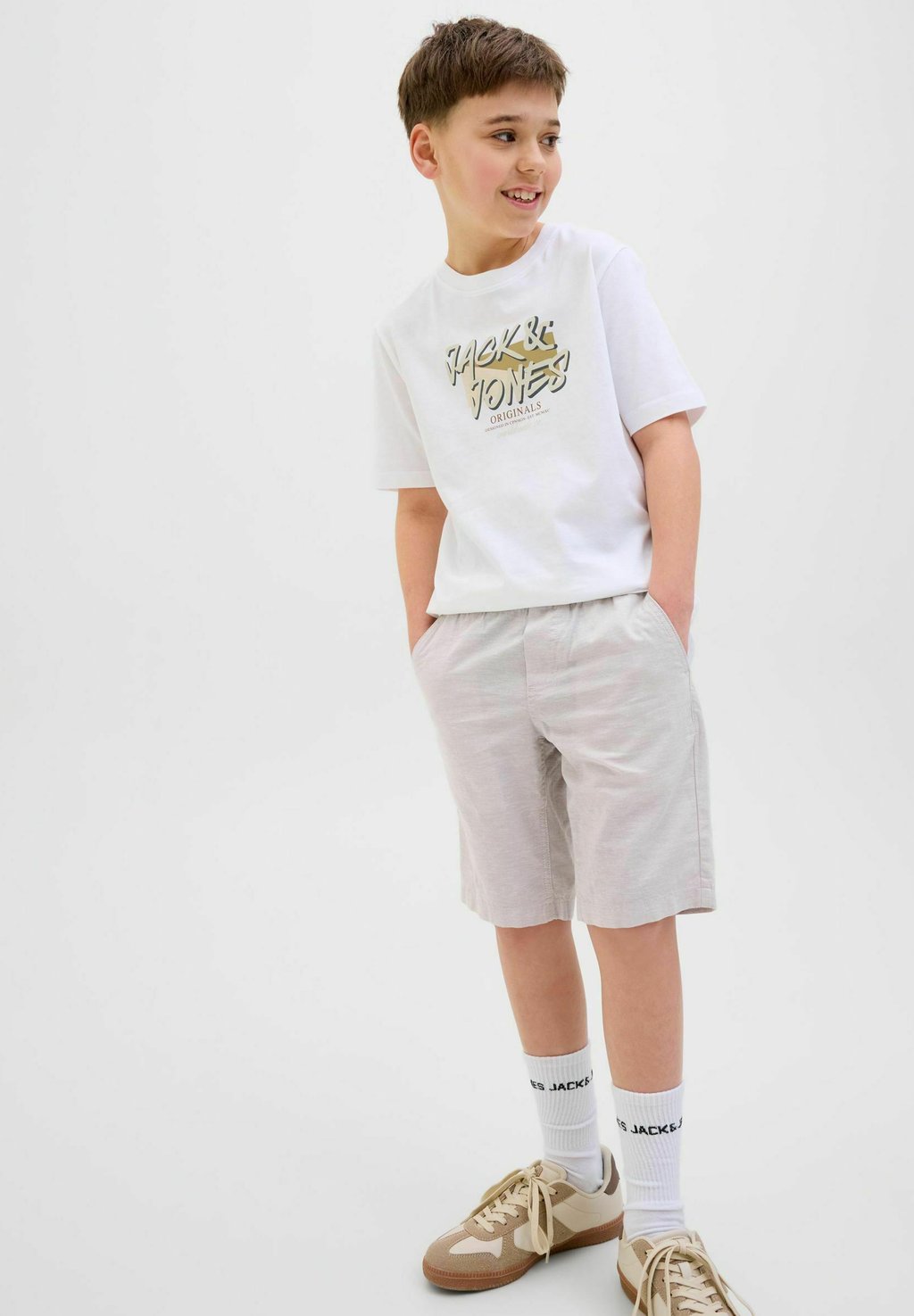 

Шорты REGULAR FIT Jack & Jones Junior, бежевый