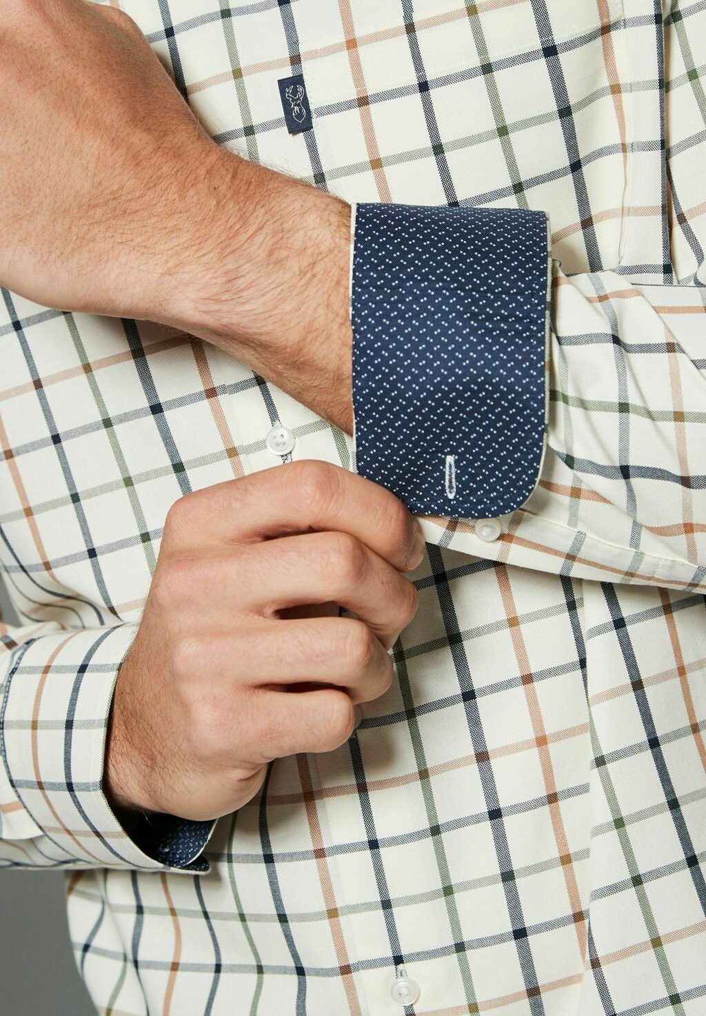 

Рубашка EASY IRON BUTTON DOWN OXFORD Next, бежевый