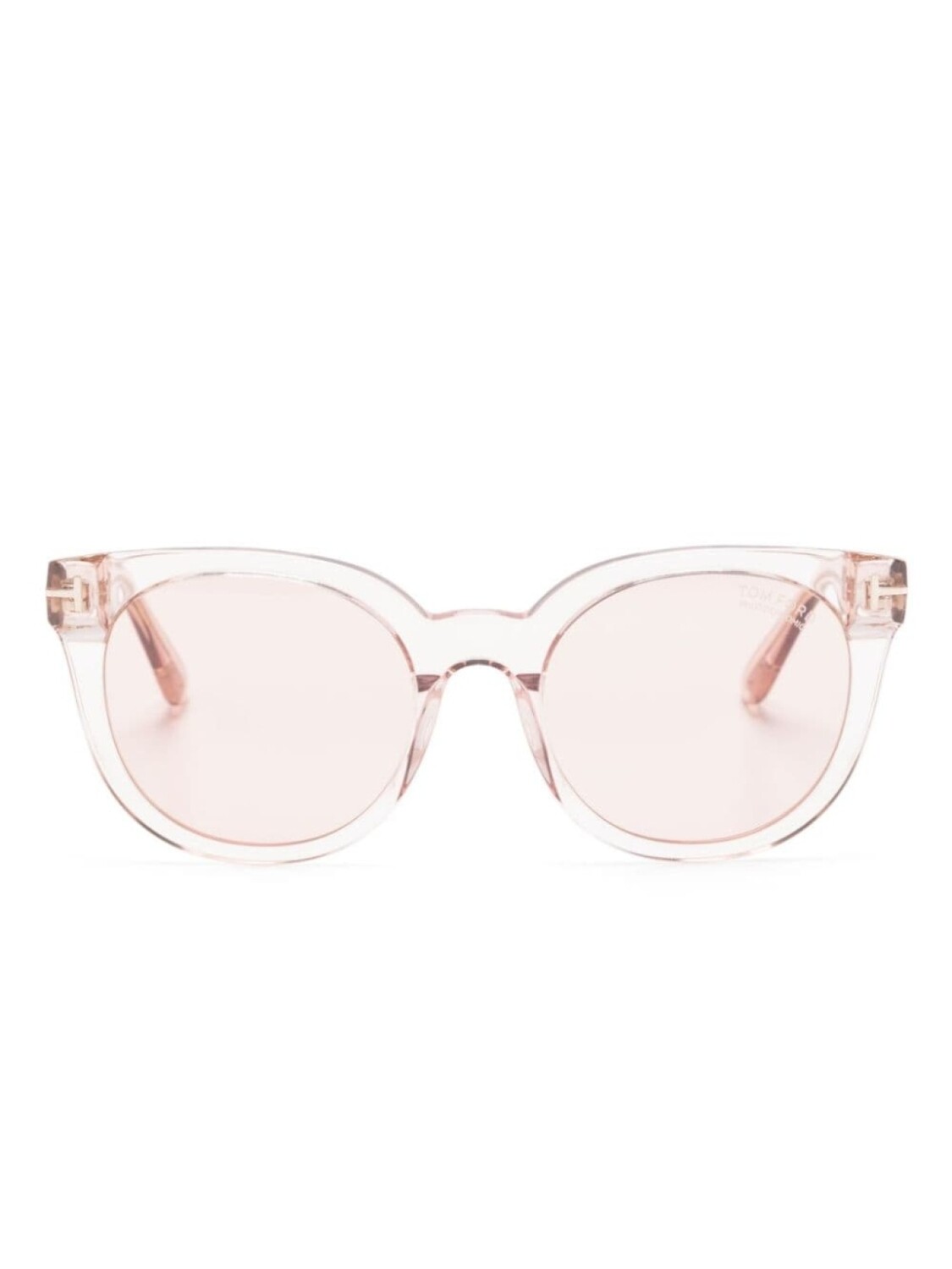 

TOM FORD Eyewear солнцезащитные очки Moira в круглой оправе, розовый