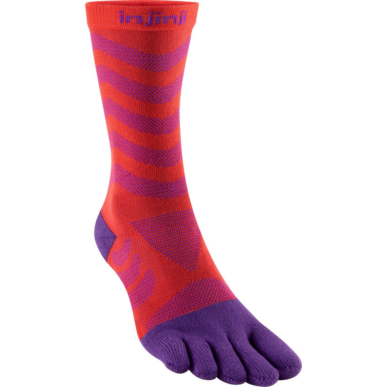 

Женские носки Ultra Run Crew Injinji, красный