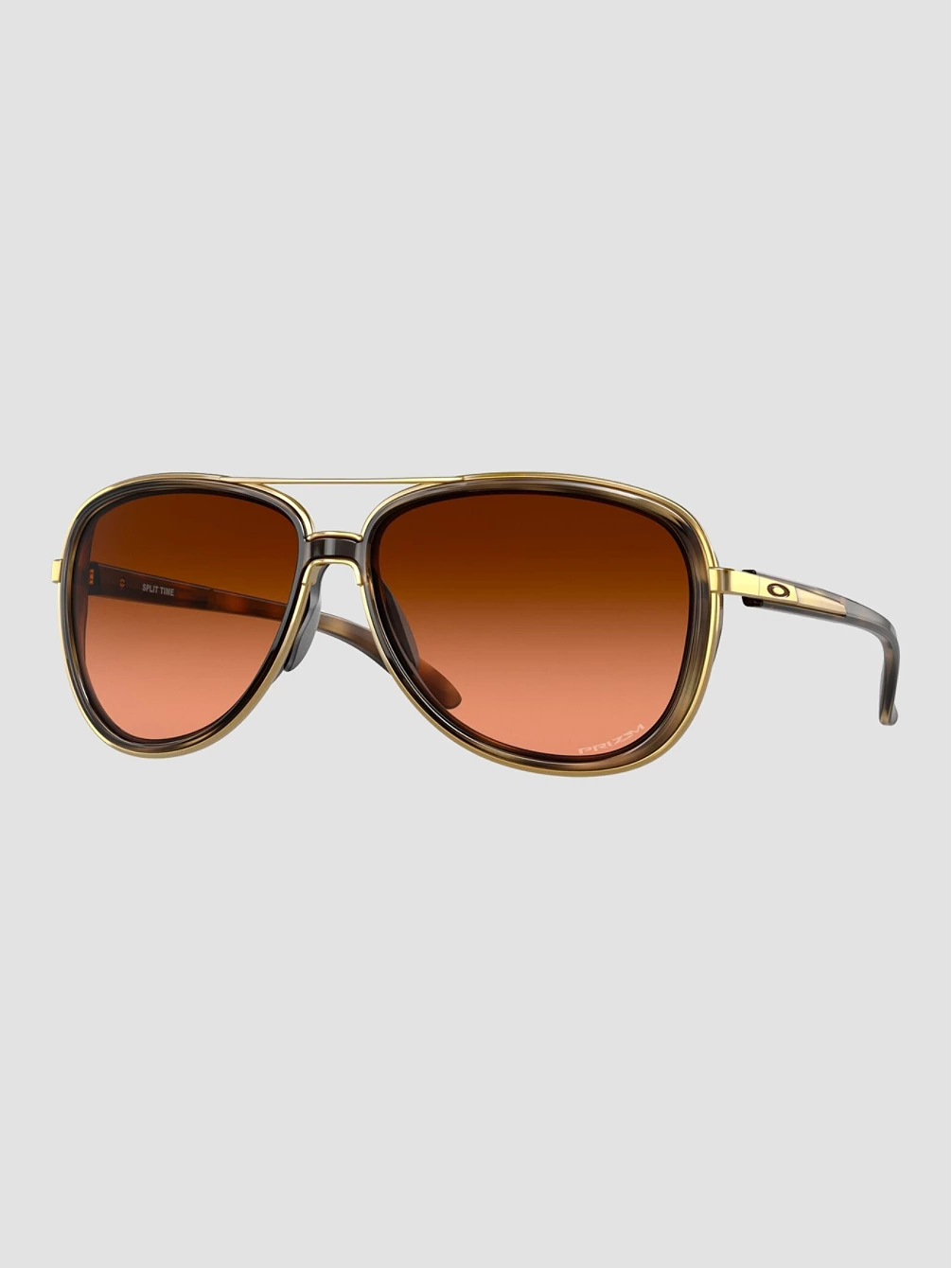 

Коричневые солнцезащитные очки черепаховой расцветки Split Time Oakley, коричневый