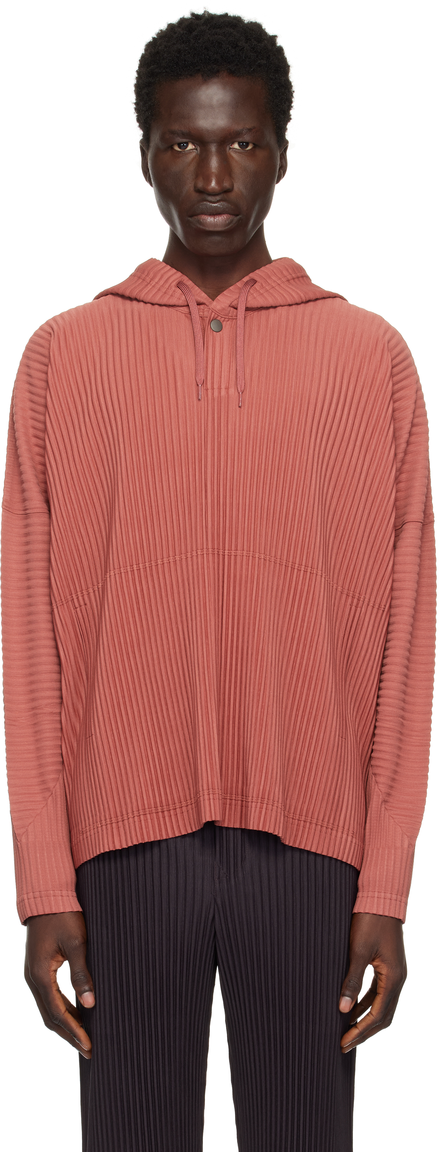 

Красная толстовка с капюшоном Ronan Bouroullec Edition RB_Color Palette 2 HOMME PLISSe ISSEY MIYAKE