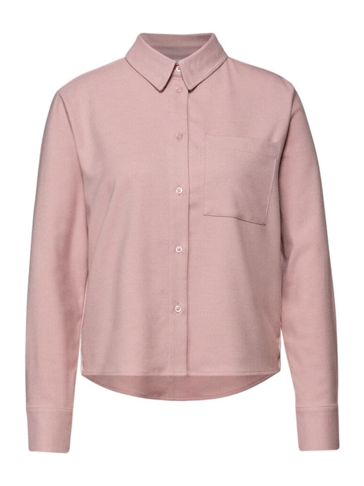 

Блузка с длинными рукавами из меланжевого цвета пудры. Street One