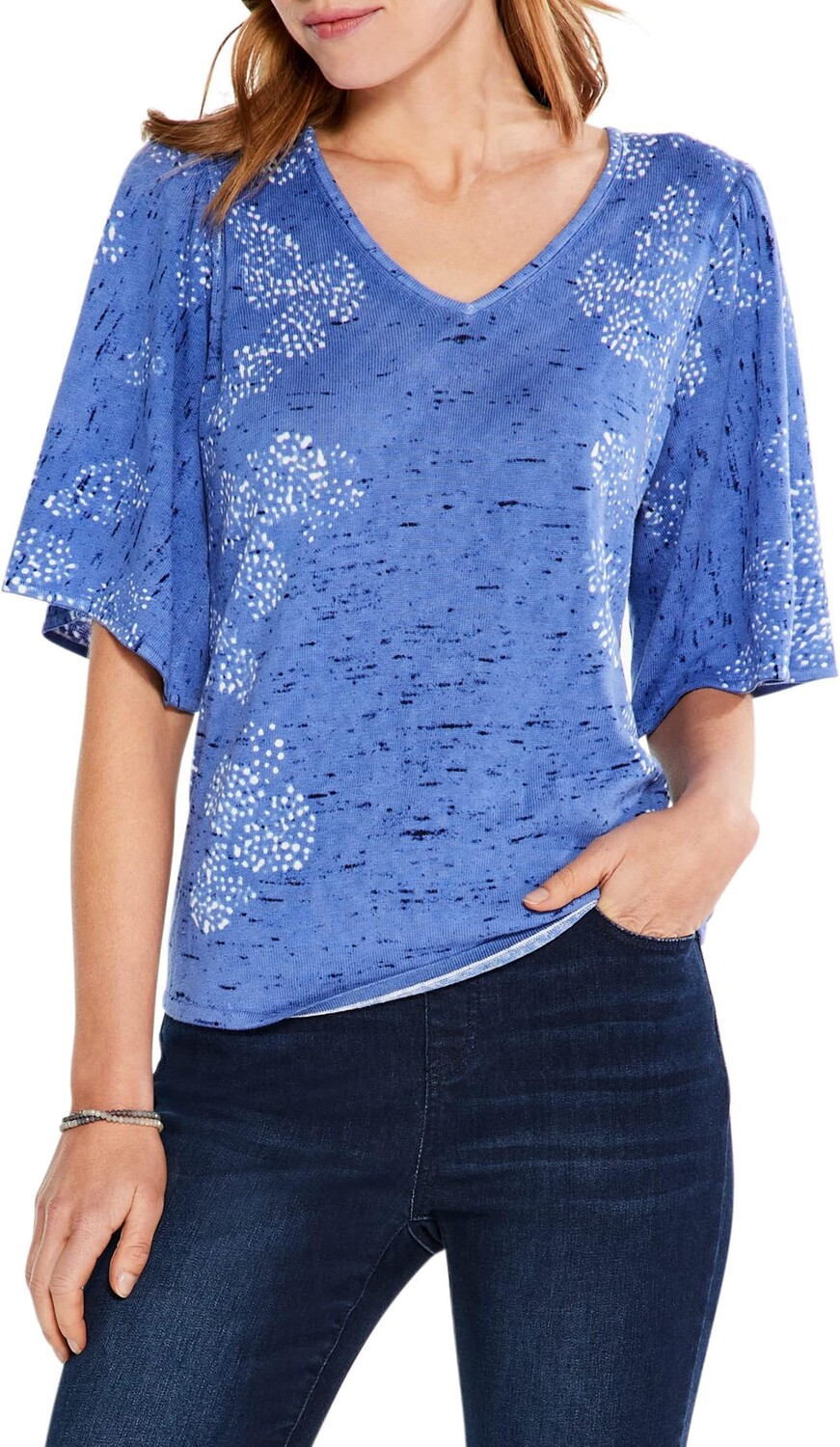 

Коралловый свитер Petite Coastline NIC+ZOE, цвет Blue Multi, Красный, Коралловый свитер Petite Coastline NIC+ZOE, цвет Blue Multi