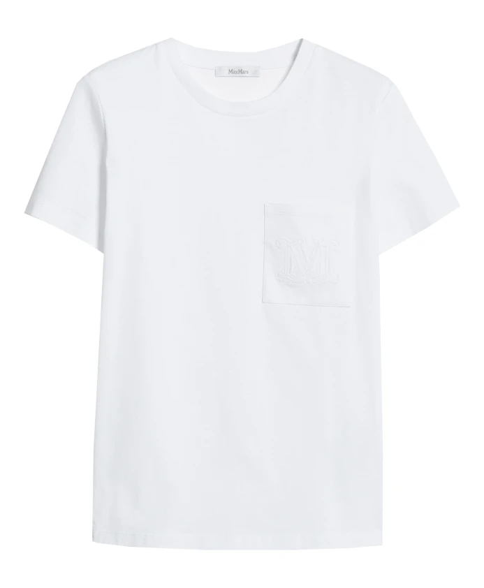 

Стильный топ цвета оптической белой папайи Max Mara, белый