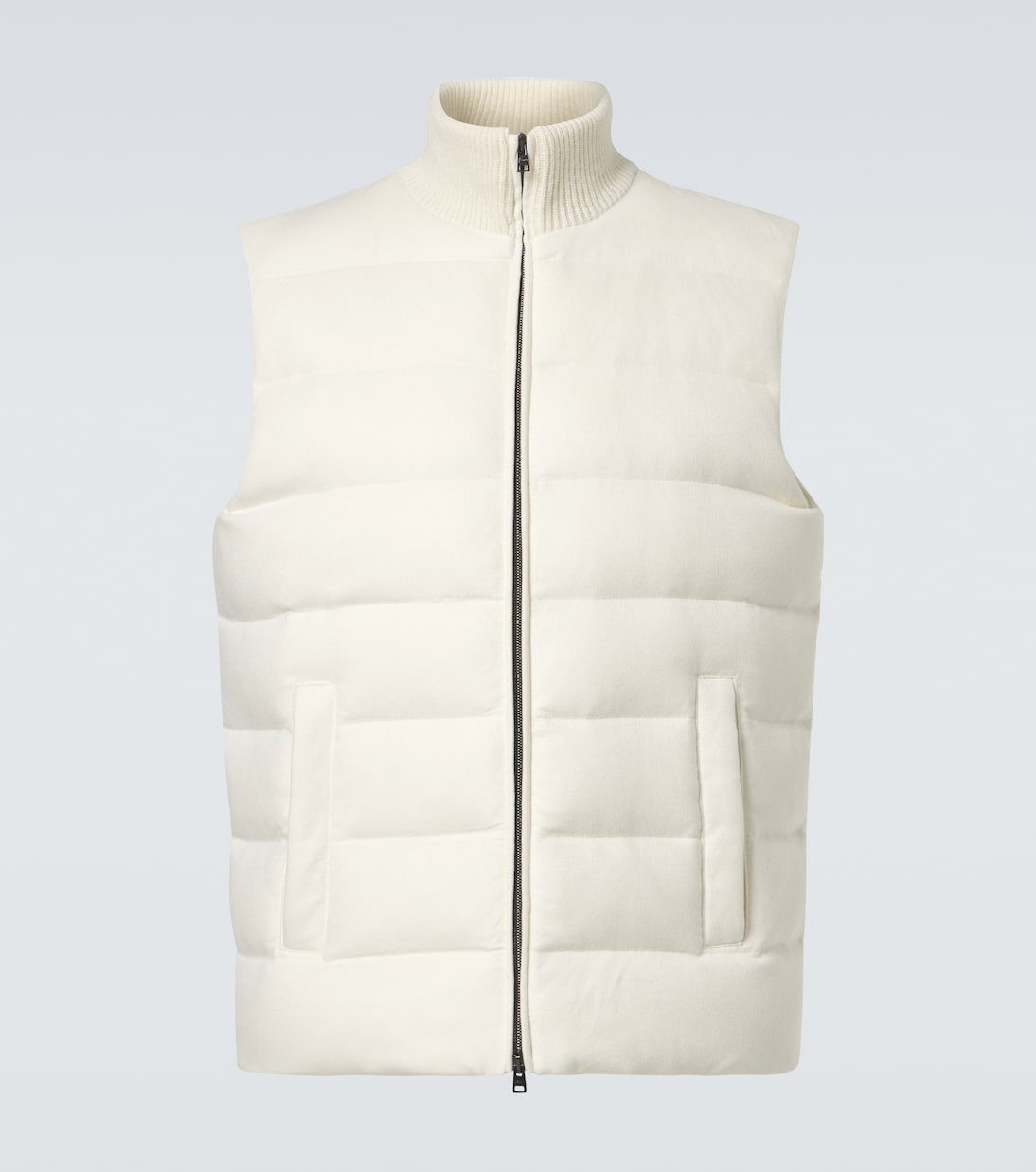

Жилет из шелка и кашемира Herno, Bianco