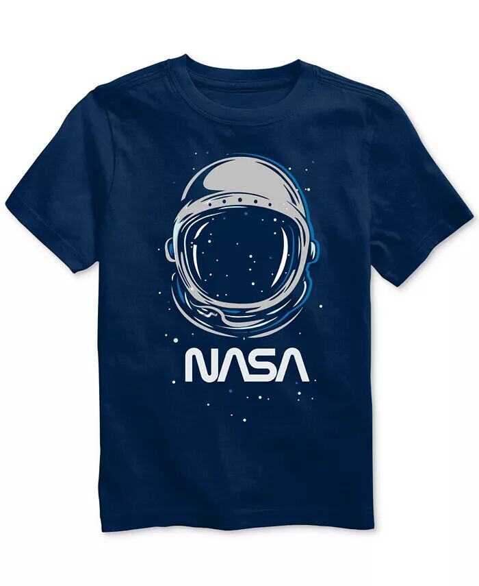 

Футболка Jem Big Boys Helmet с круглым вырезом и графическим принтом Nasa