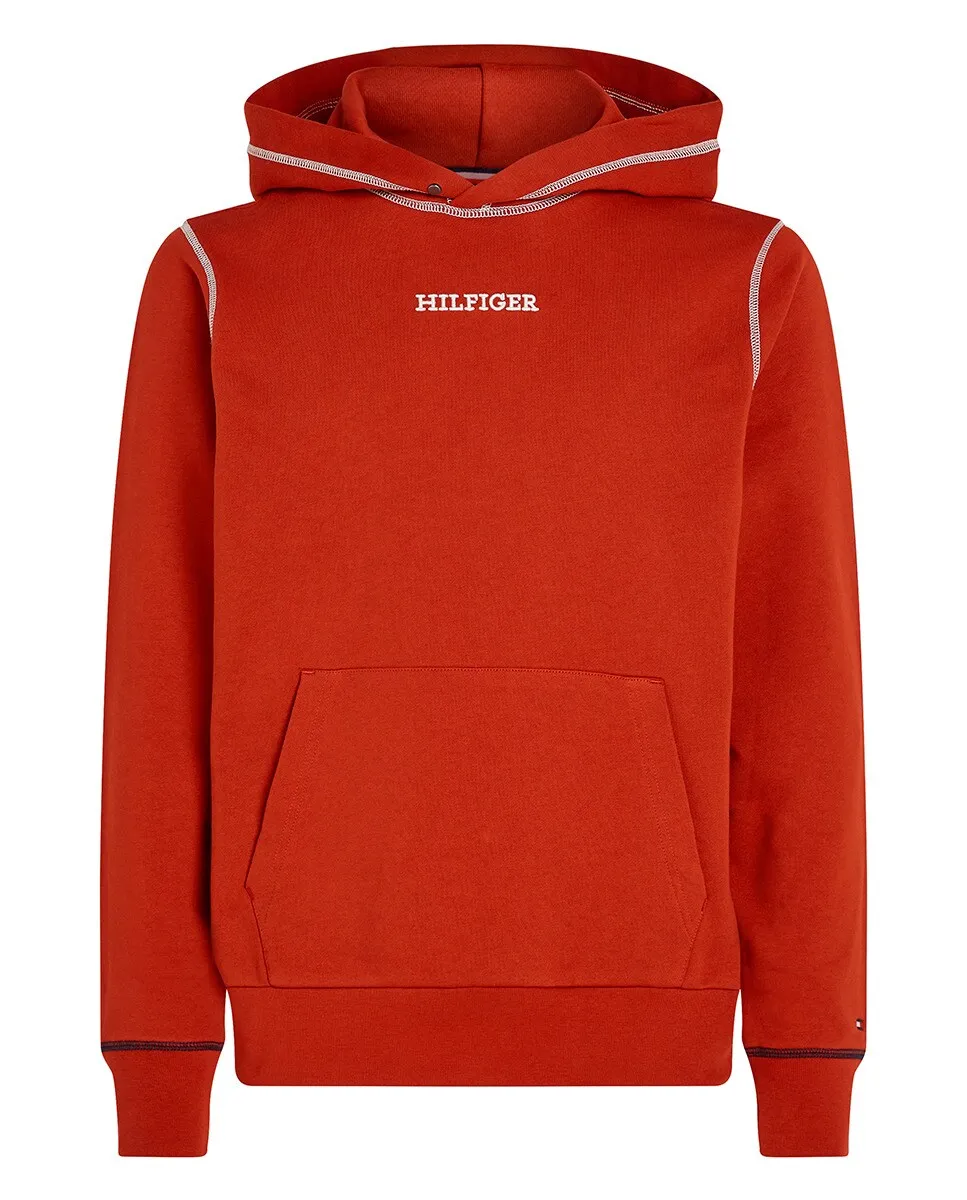 

Мужская толстовка с капюшоном Tommy Hilfiger, красный