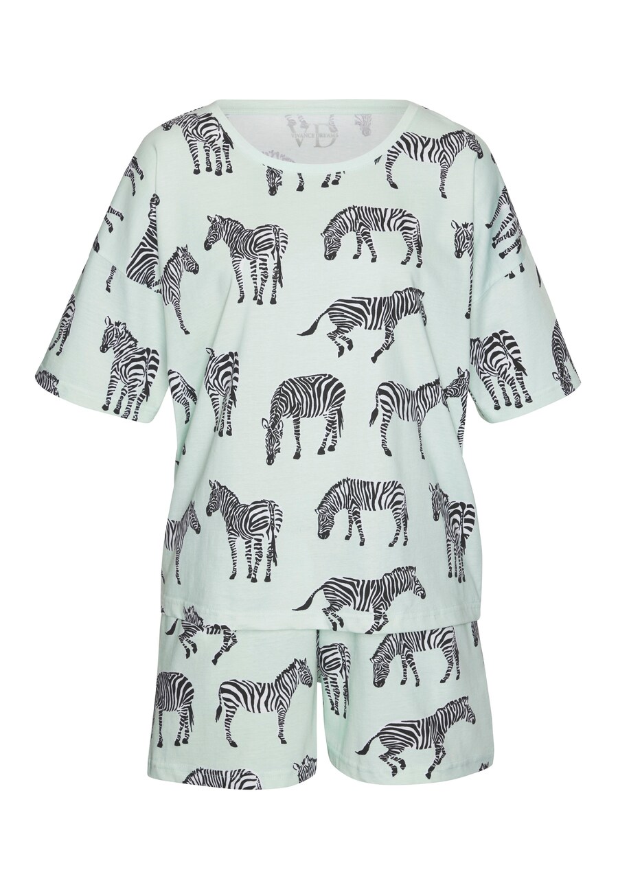 

Короткий пижамный комплект VIVANCE Dreams, мятный