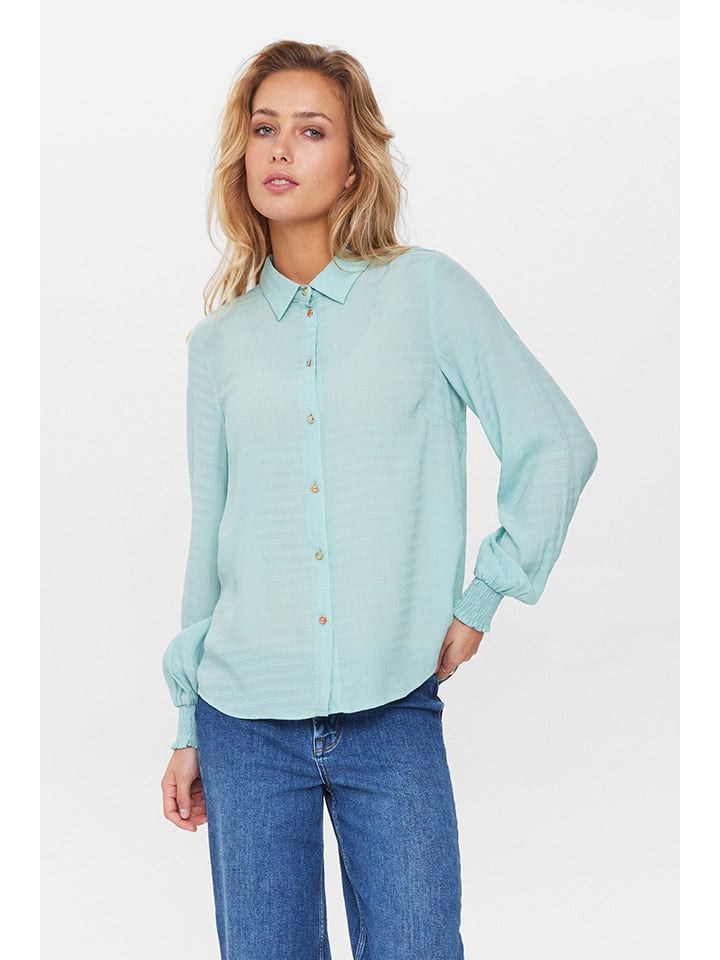 

NÜMPH Бирюзовая рубашка