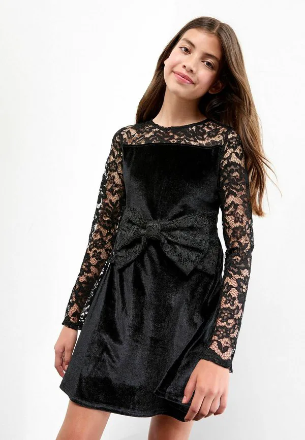 Коктейльное платье/вечернее платье прямого кроя с бантом Lipsy, Black