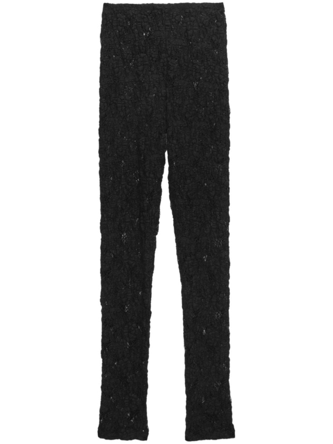 

MSGM кружевные трикотажные брюки, черный