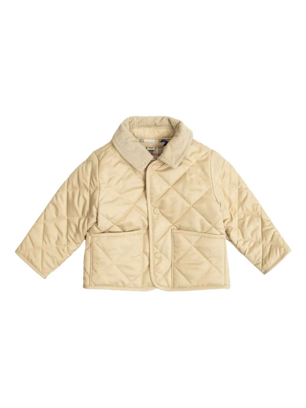 

Стеганая куртка BURBERRY KIDS, нейтральный
