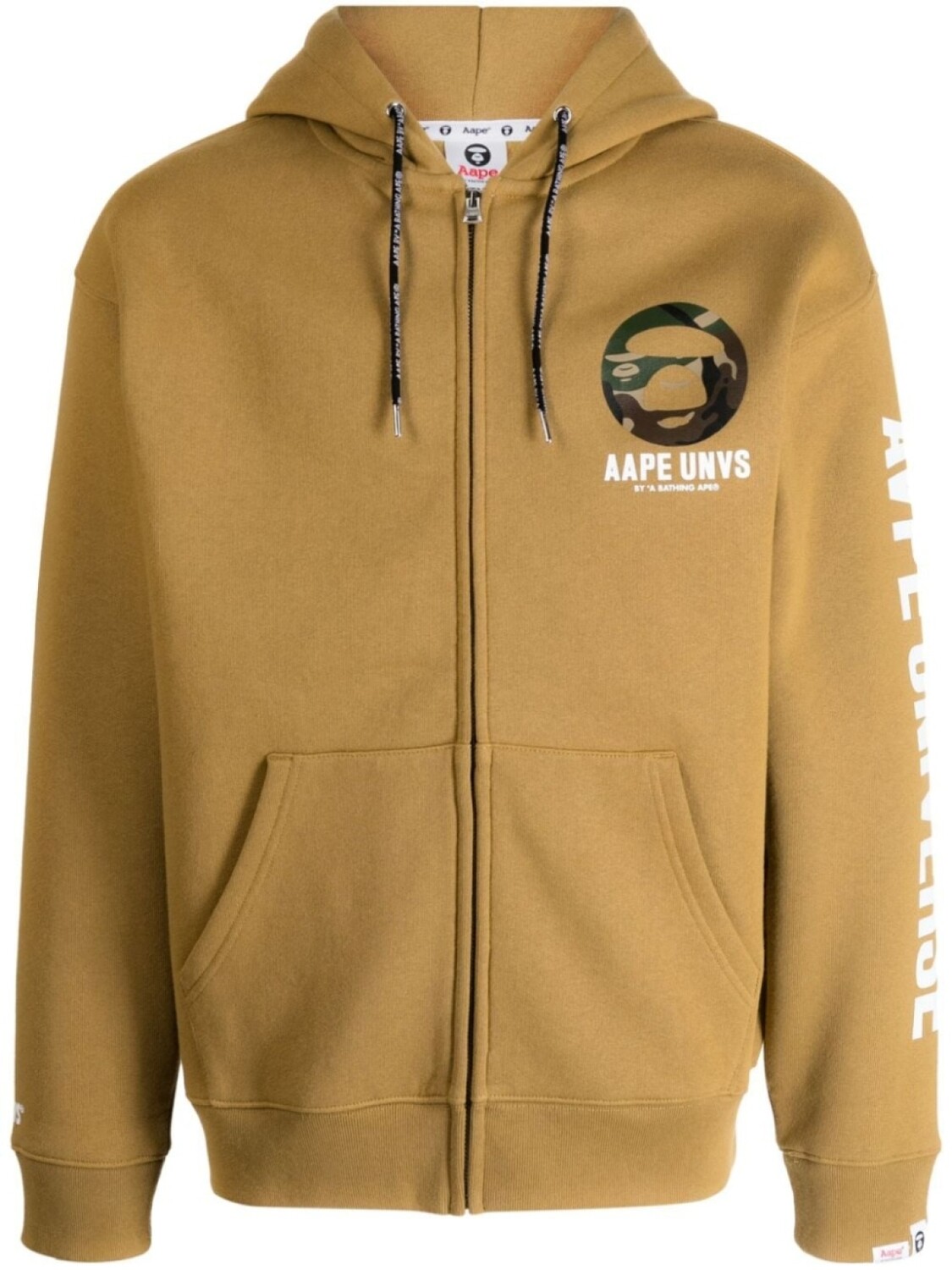 

Куртка с капюшоном и логотипом AAPE BY *A BATHING APE, зеленый