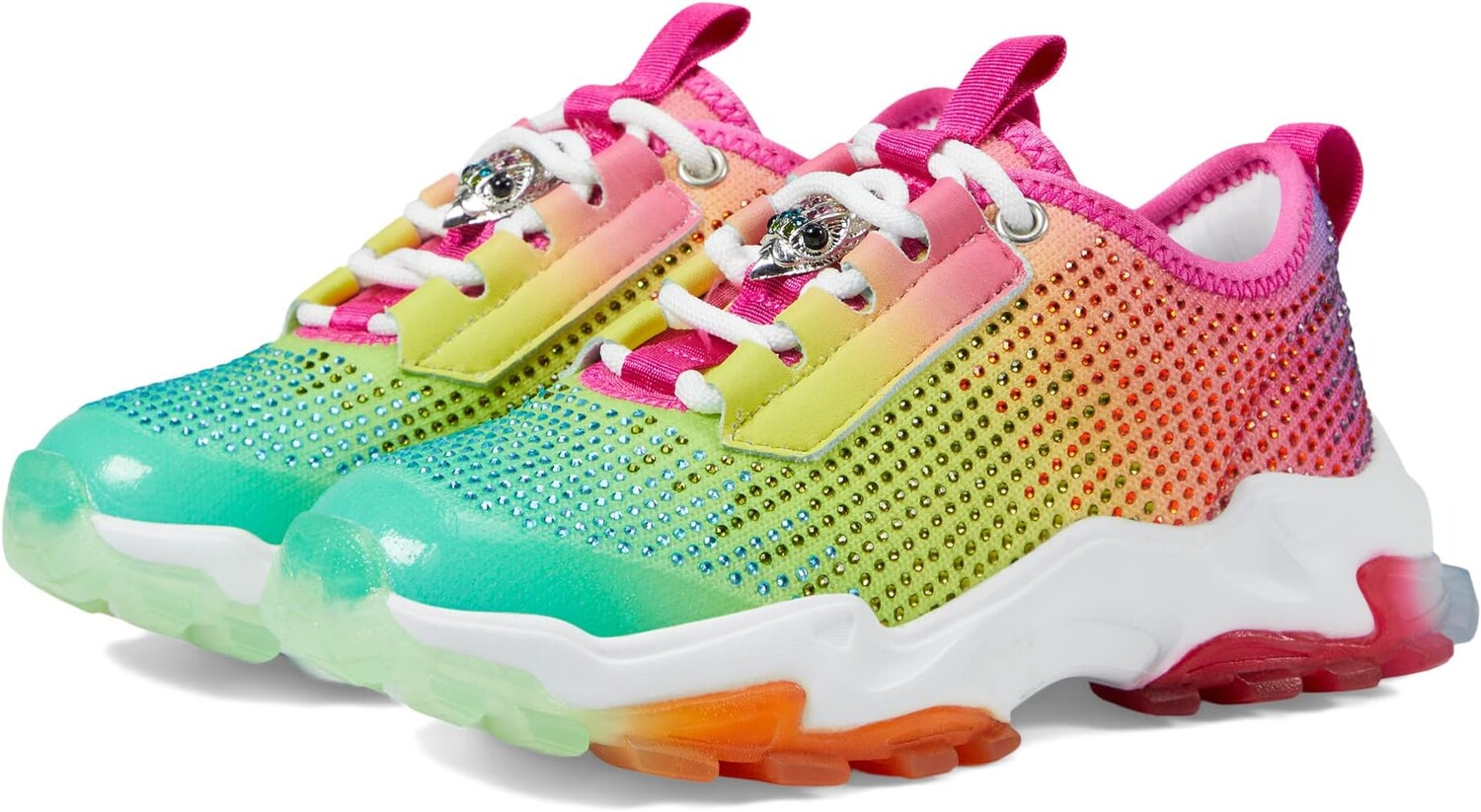 

Кроссовки Mini Lettie Crystal Kurt Geiger London, белый