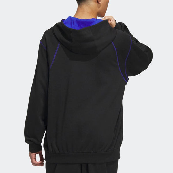 Толстовка с капюшоном оригиналы Adidas, черный — фото 3
