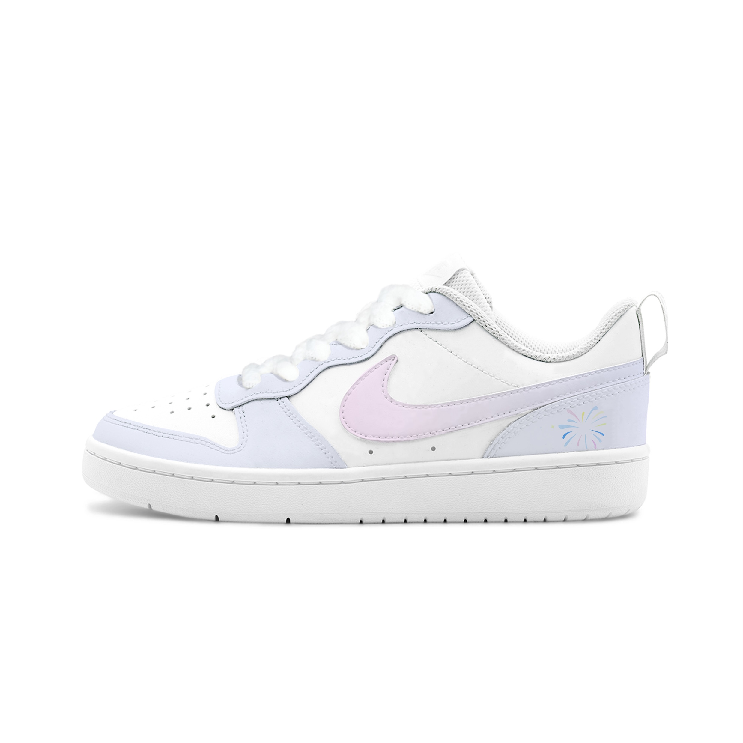 

Nike Кожаная сумка Court Borough Big Fish Manufacturing, цвет Pink Blue Sweet Dream