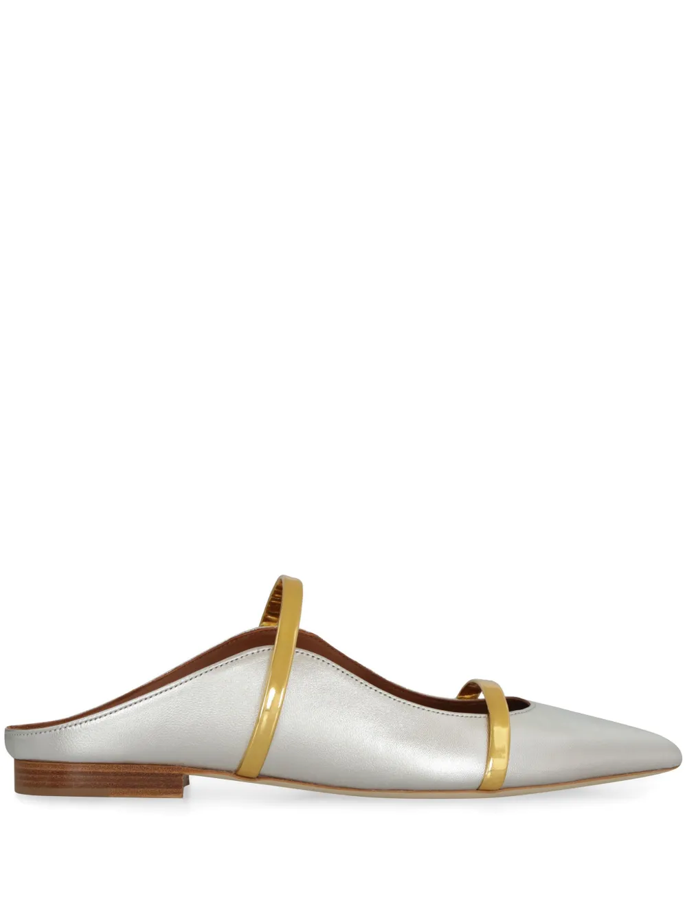 Балетки Maureene с заостренным носком Malone Souliers, серебяный