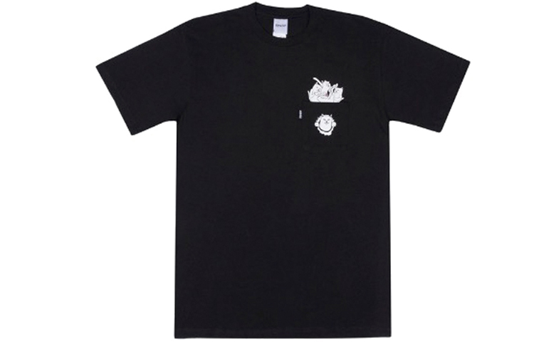 

RIPNDIP Футболка с круглым вырезом приталенная прямая с короткими рукавами Unisex Black, Черный, RIPNDIP Футболка с круглым вырезом приталенная прямая с короткими рукавами Unisex Black