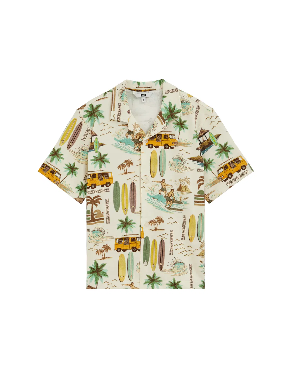 Рубашка на пуговицах стандартного кроя We Fashion, Cream