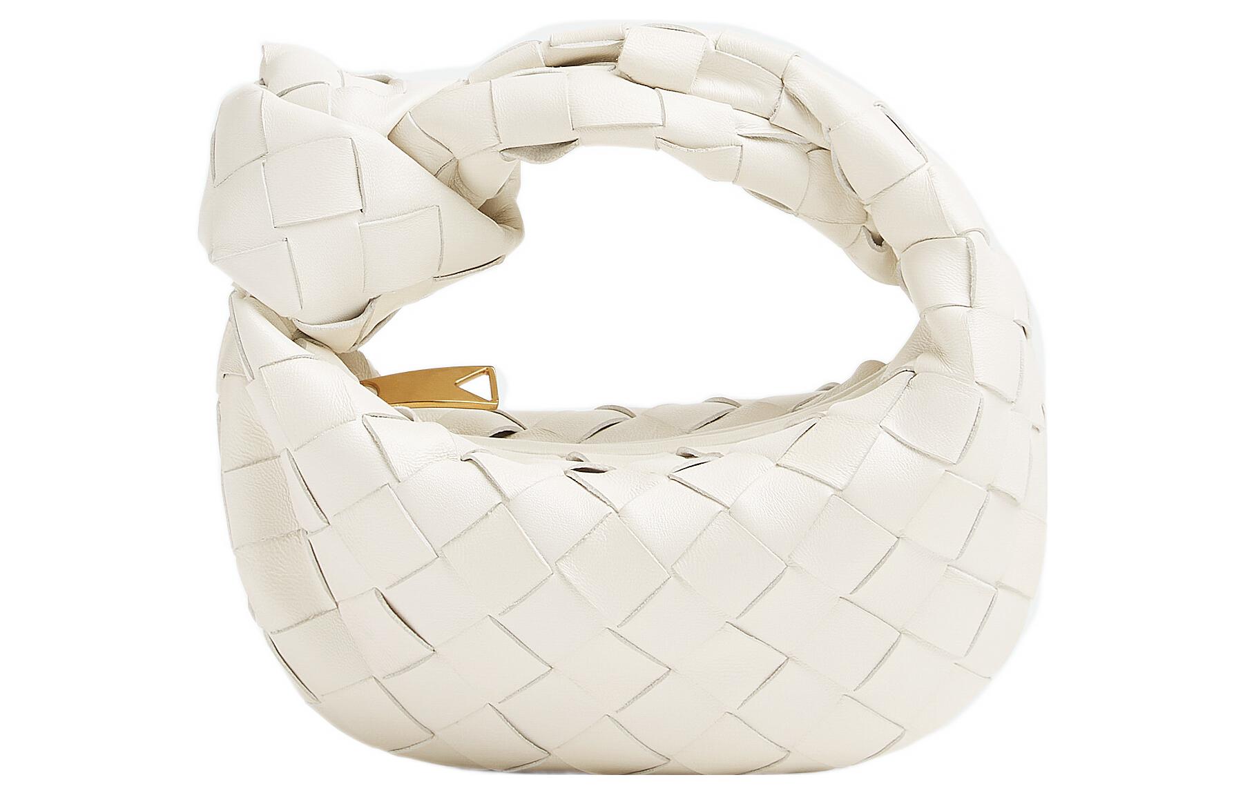 

JODIE Мини-сумка из кожи ягненка женская белая Bottega Veneta, Set (Bag+Dust Bag)