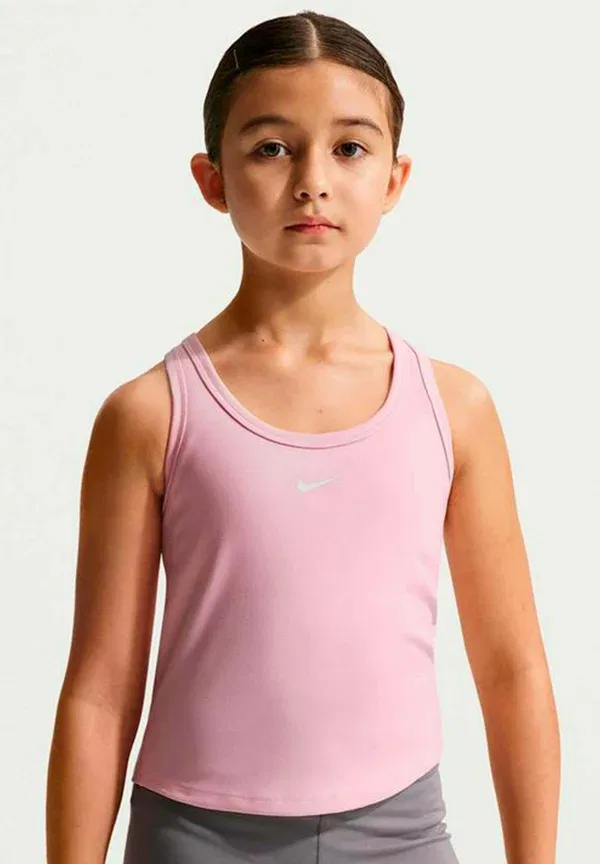 Топ без рукавов Nike Performance, med soft pink white, нежно-розовый с белым — фото 2