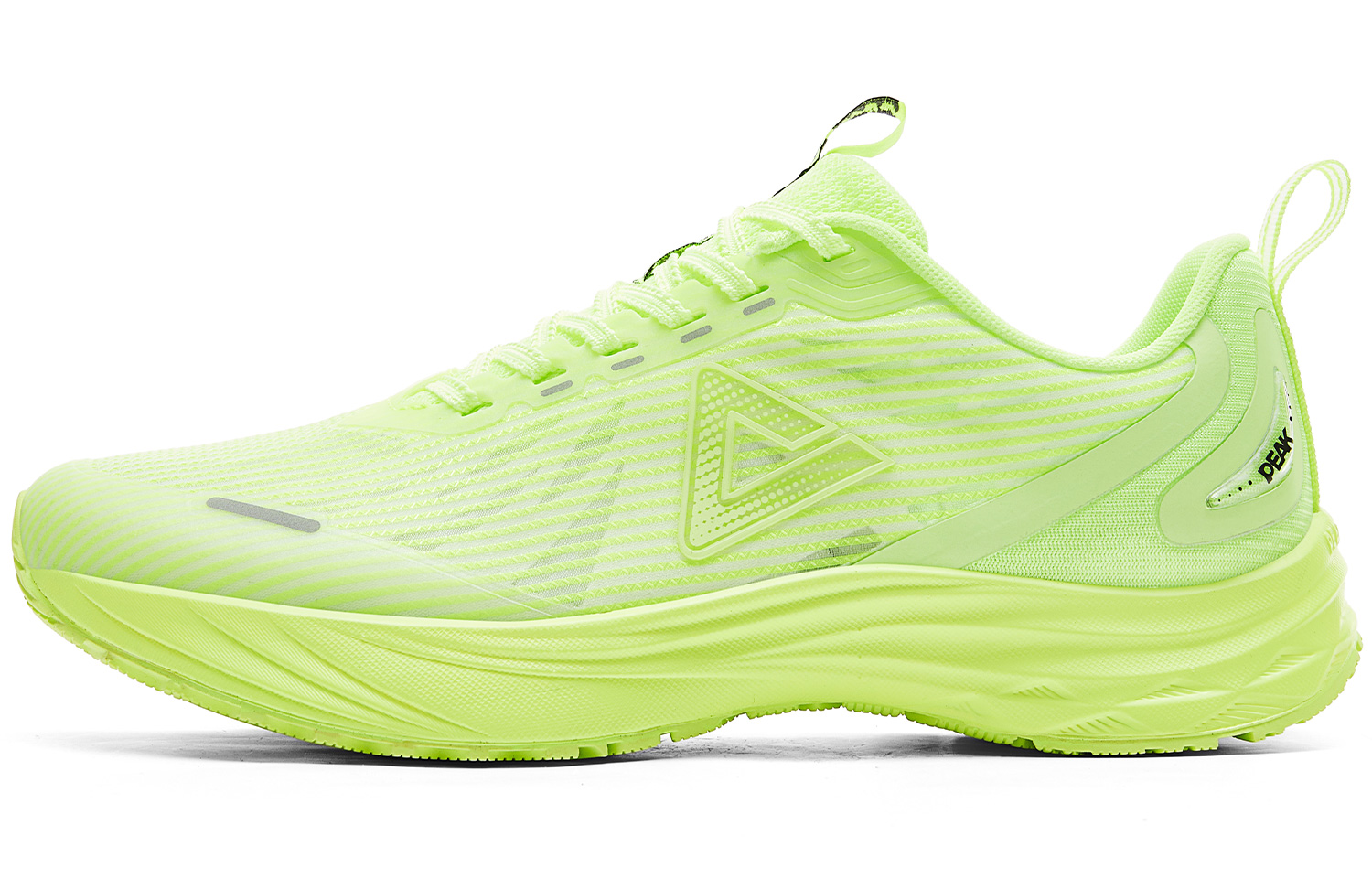 

PEAK Кроссовки для бега Rebound Low-Top, устойчивые к истиранию, мужские, неоново-зеленые