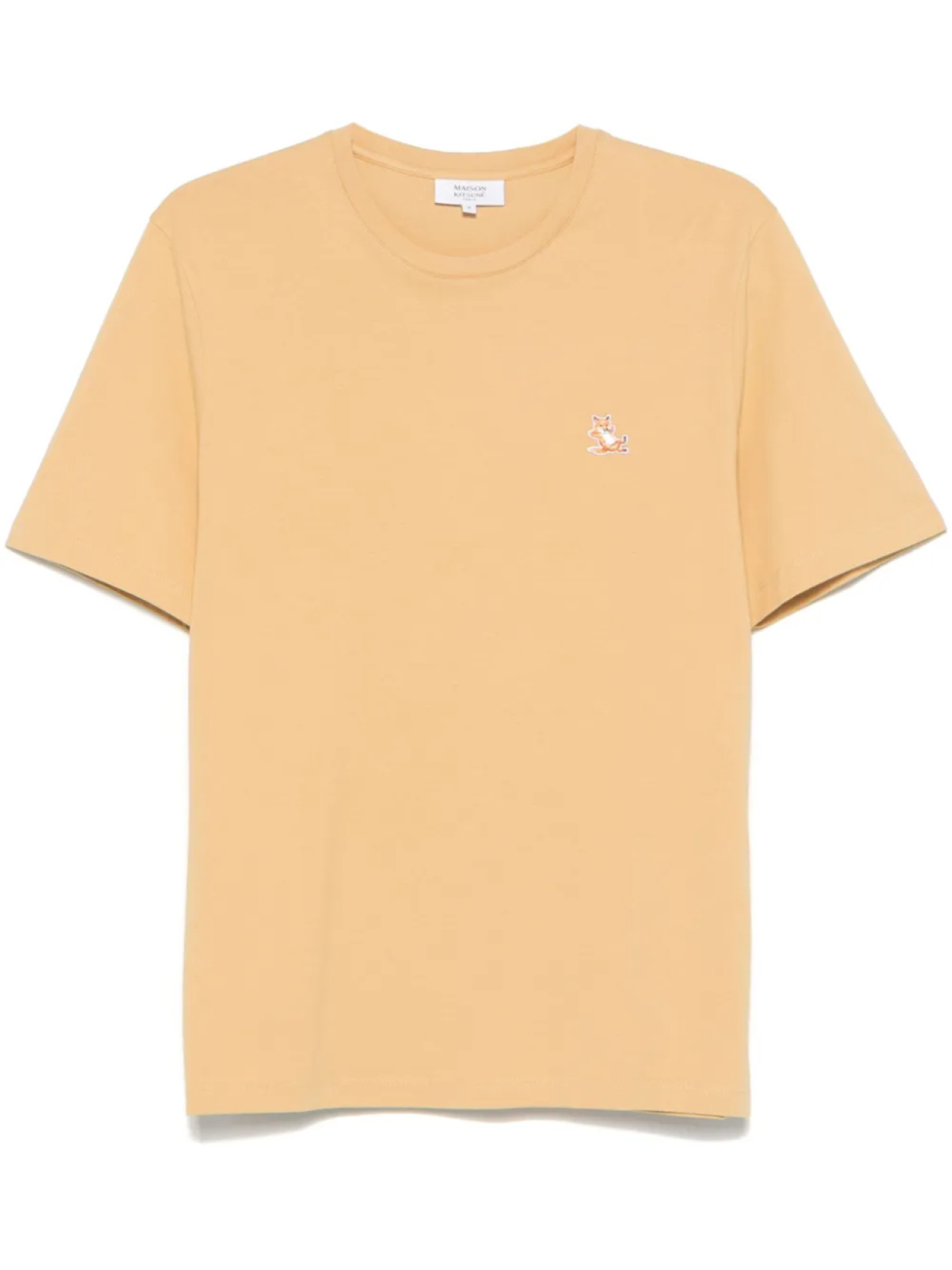 

Футболка с нашивкой Chillax Fox Maison Kitsuné, желтый