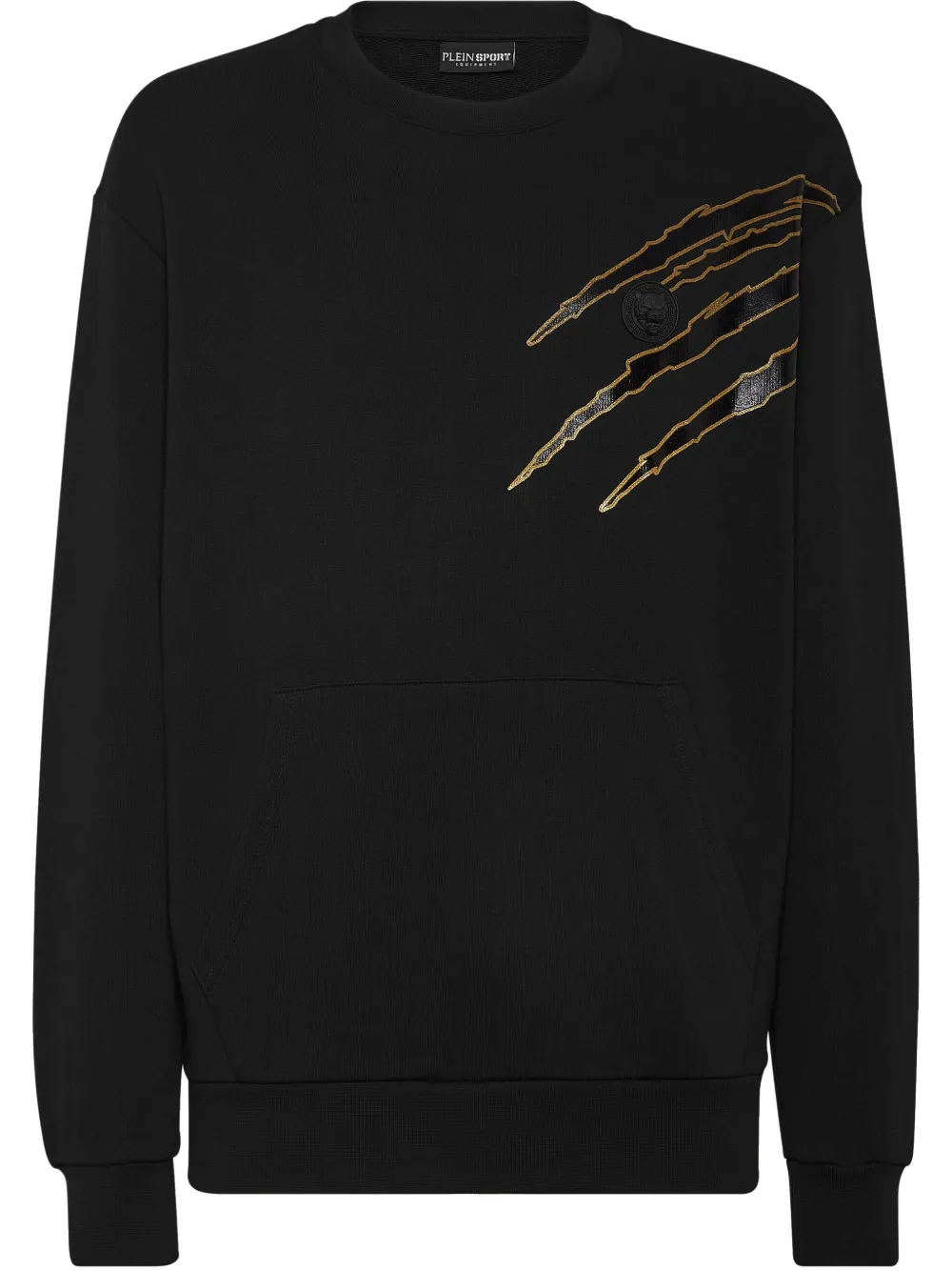 

Хлопковая толстовка Plein Sport, черный