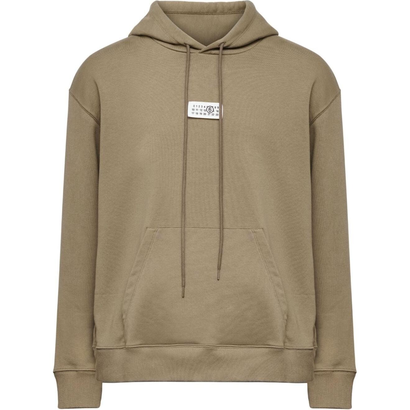 

Толстовка мужская серо-коричневая Mm6 Maison Margiela, коричневый
