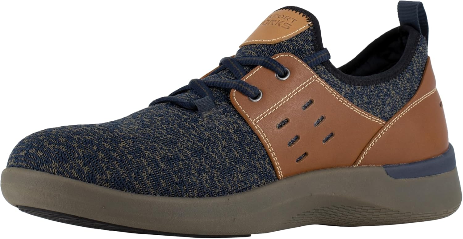 

Мужские рабочие и защитные туфли Rockport Works truFLEX с композитным носком, темно-синий