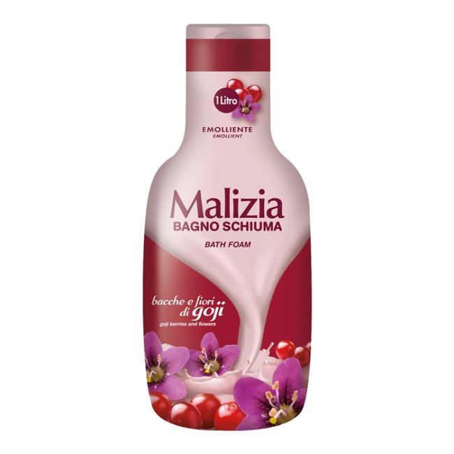 

Пена для ванны с ягодами и цветами годжи Malizia, 1000 мл