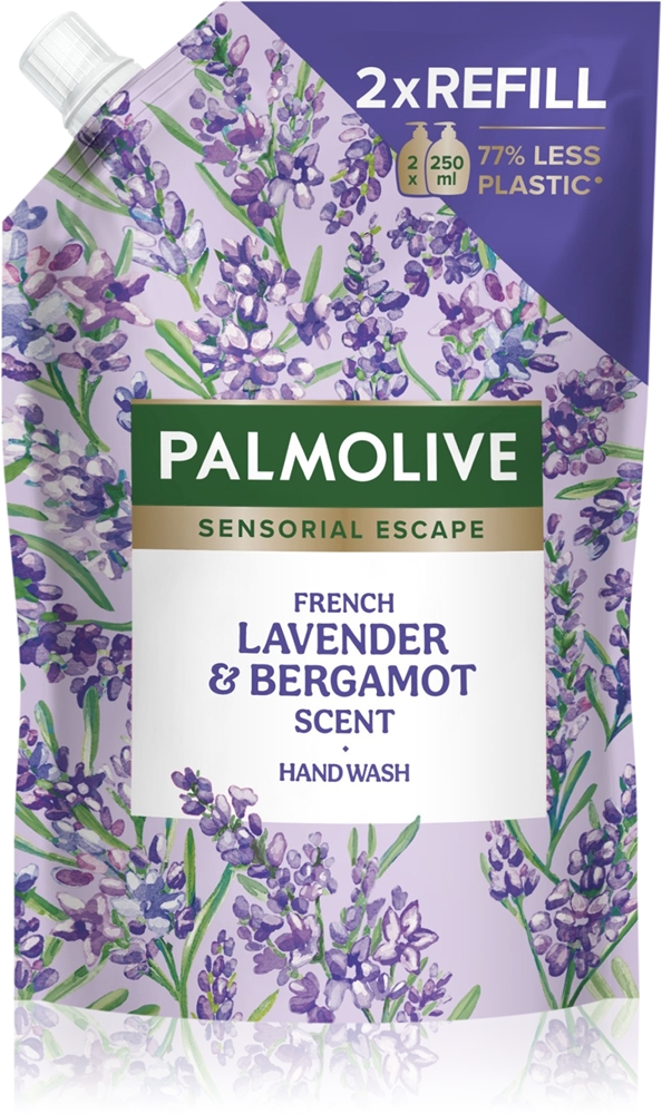 

Сменная упаковка мыла для рук Sensational Escape с ароматом французской лаванды и бергамота Palmolive, 500 мл