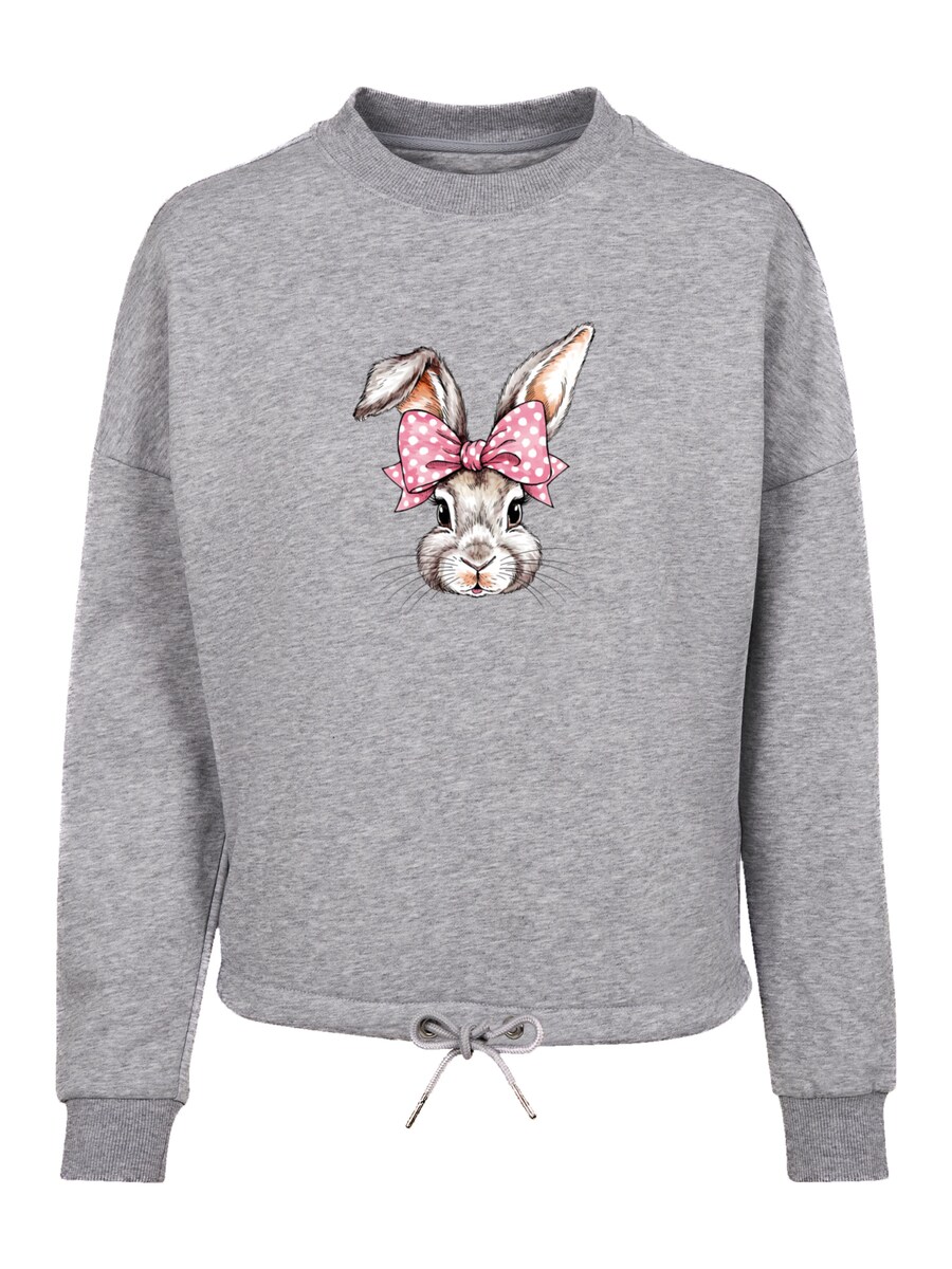 

Толстовка F4NT4STIC Niedlicher Hase mit Schleife, Grey/Greige