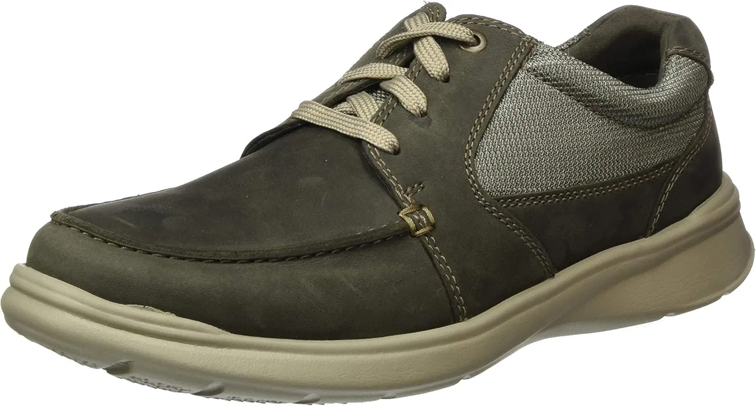 Туфли Clarks Men's Cotrell Lane 261486528 Derbys, Green Olive Combi Olive Combi