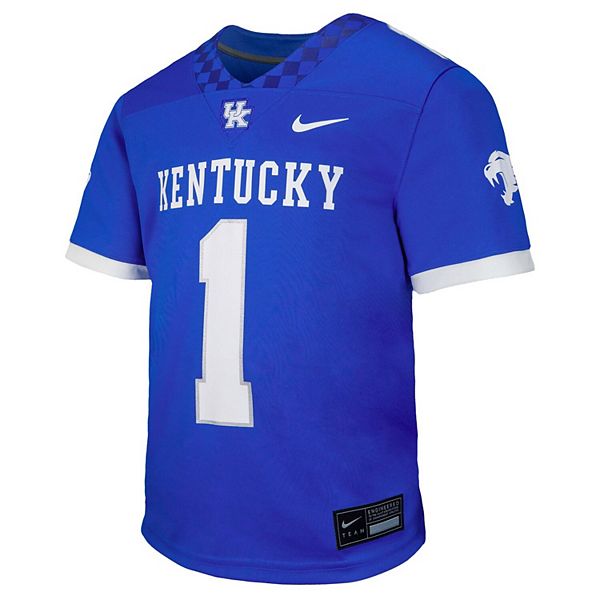 Молодежная игровая реплика футболки Kentucky Wildcats Untouchable Nike — фото 3