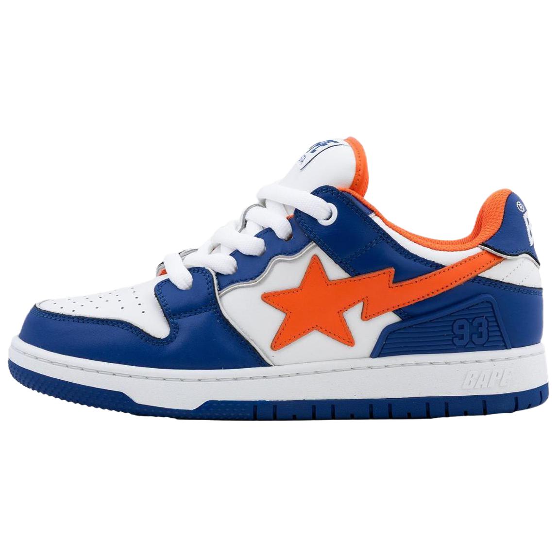 

A BATHING APE Кроссовки для скейтбординга SK8 Sta Bold Leather Low top Unisex Blue