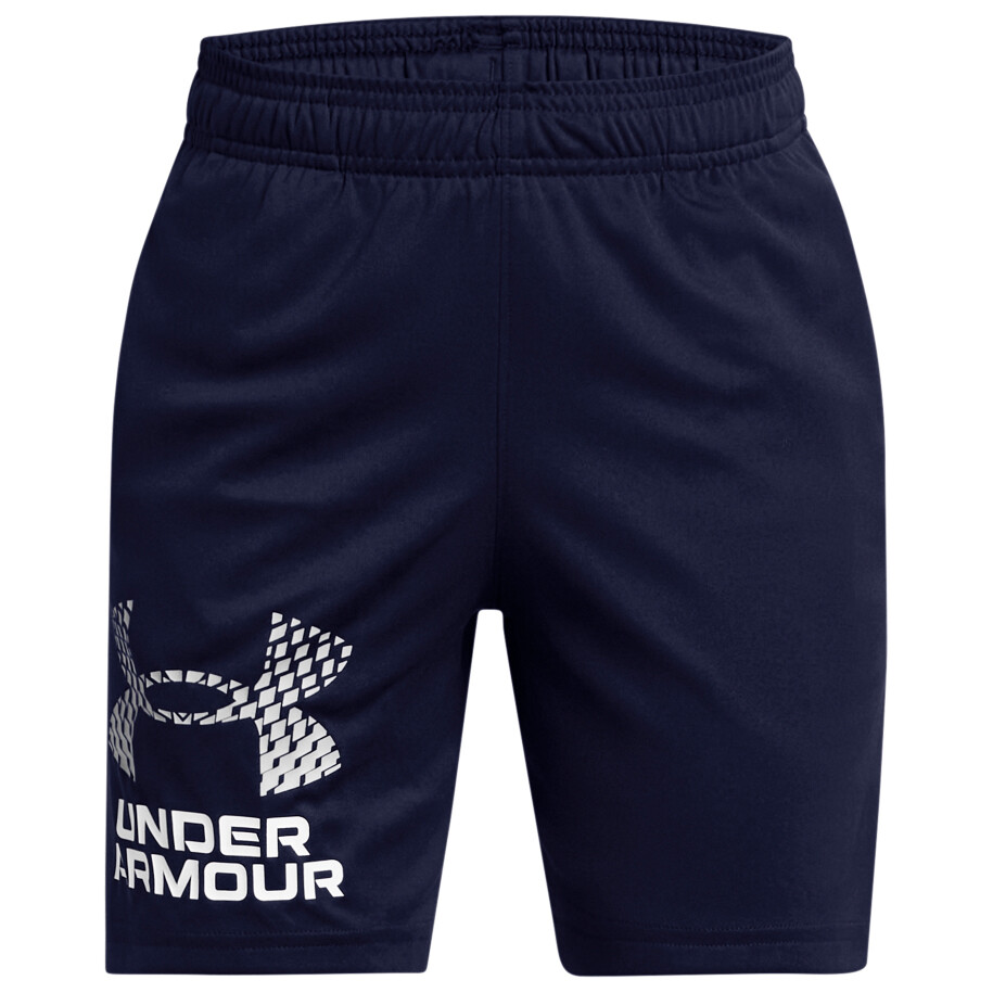 

Шорты Under Armour Kid's Tech Logo, цвет Midnight Navy