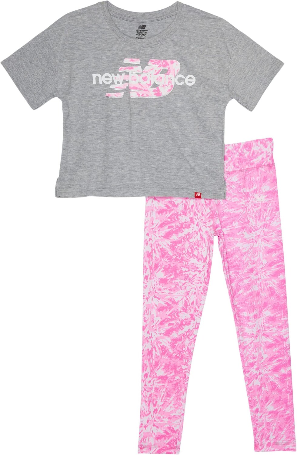 

Детский набор New Balance Top and Leggings Set, цвет Gray Heather