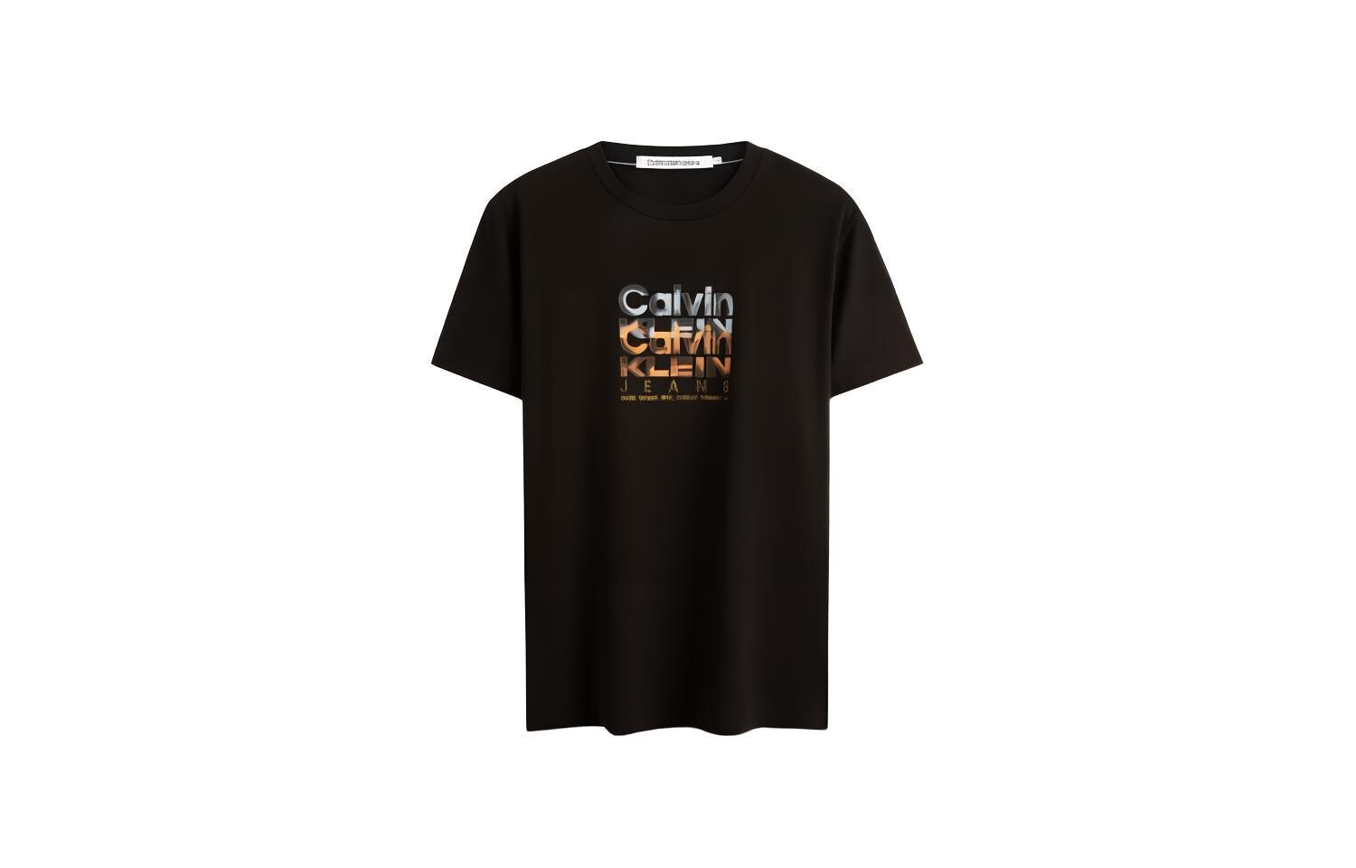

Мужская футболка Calvin Klein, цвет Ck Black