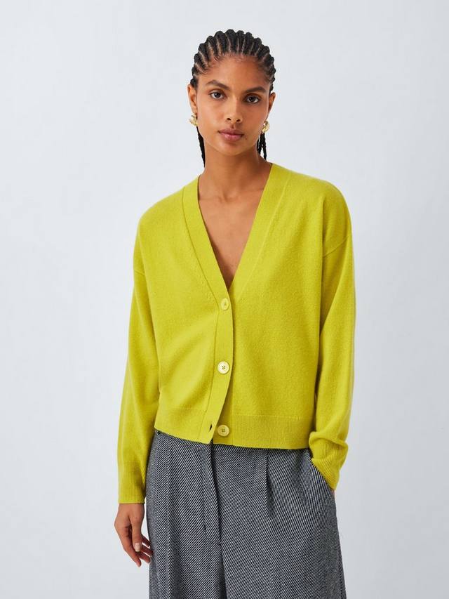

Кашемировый кардиган с V-образным вырезом John Lewis, Lime