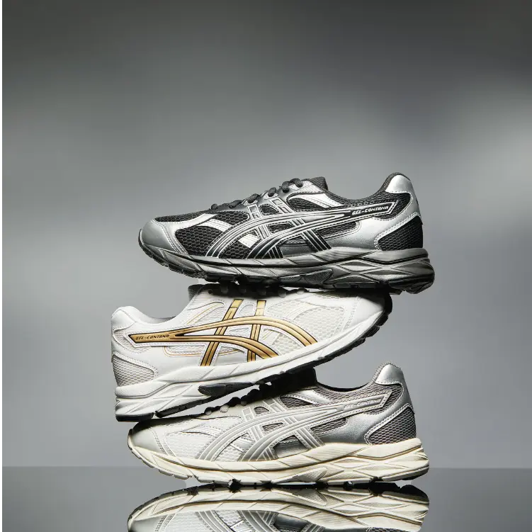 Дышащие кроссовки с поддержкой и отскоком для детей и подростков ASICS, белый/желтый — фото 3