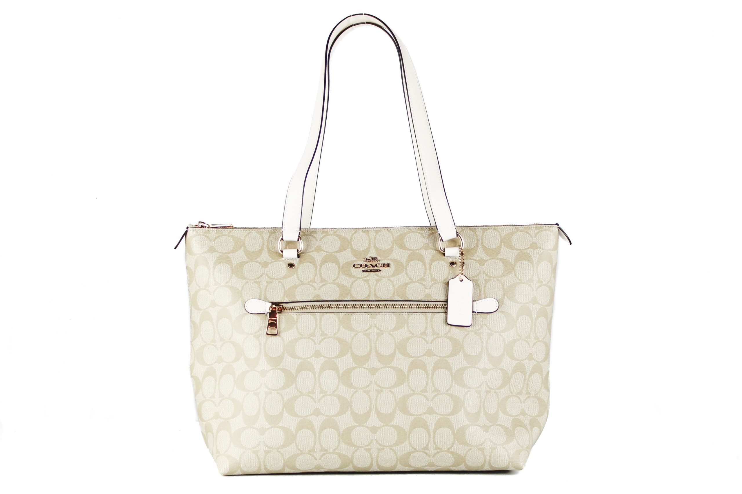 

Сумка-тоут Gallery Tote из кожи и холста с фирменным покрытием Coach